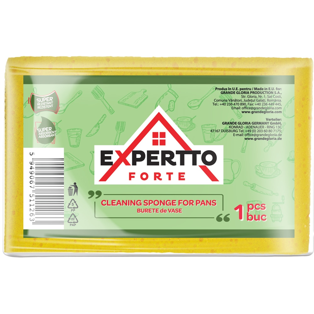 Burete de vase EXPERTTO 511263, 1 bucata