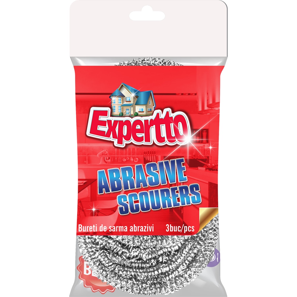Burete de vase EXPERTTO 516138, inox, 3 bucati