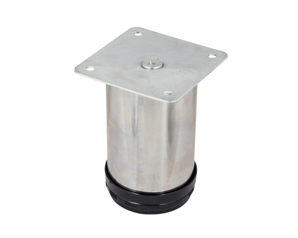 Picior mobilier reglabil, crom, 100 mm