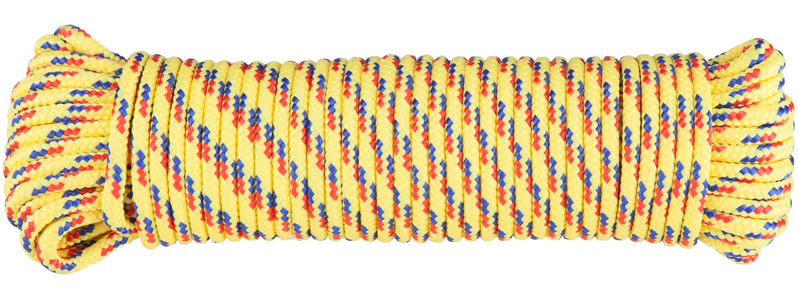 Cordelina PP, grosime 6 mm, lungime 20 m, galben multicolor  Evotools