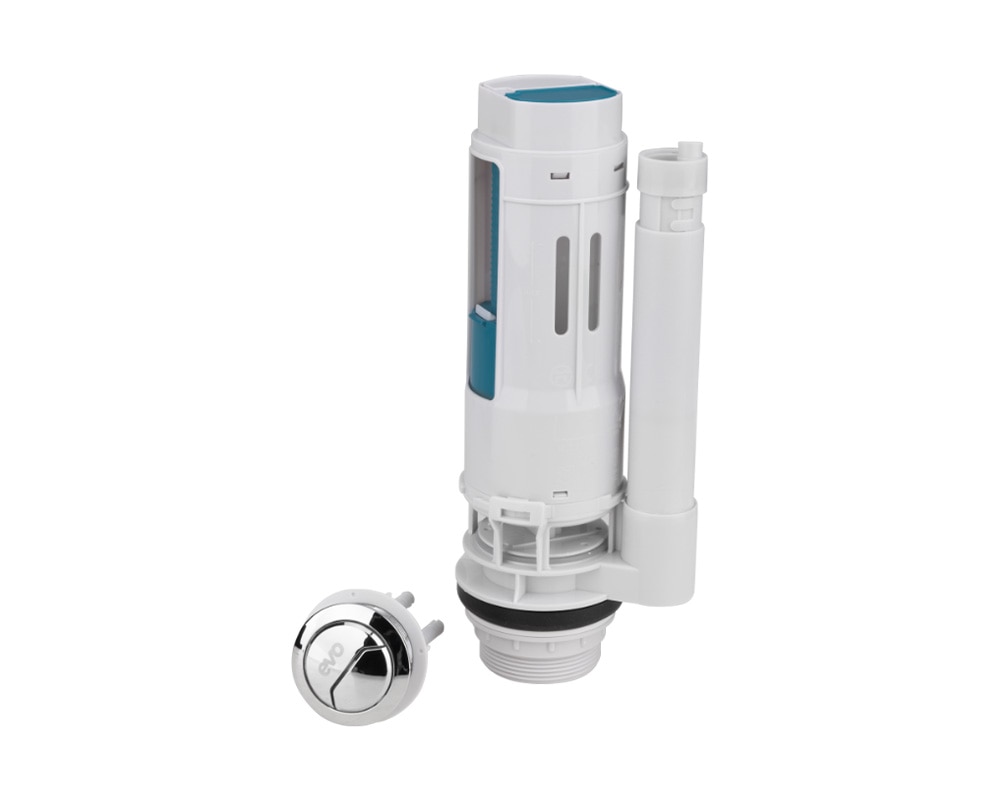 Mecanism evacuare WC, dubla apasare, mecanic, rezervoare wc de 2"