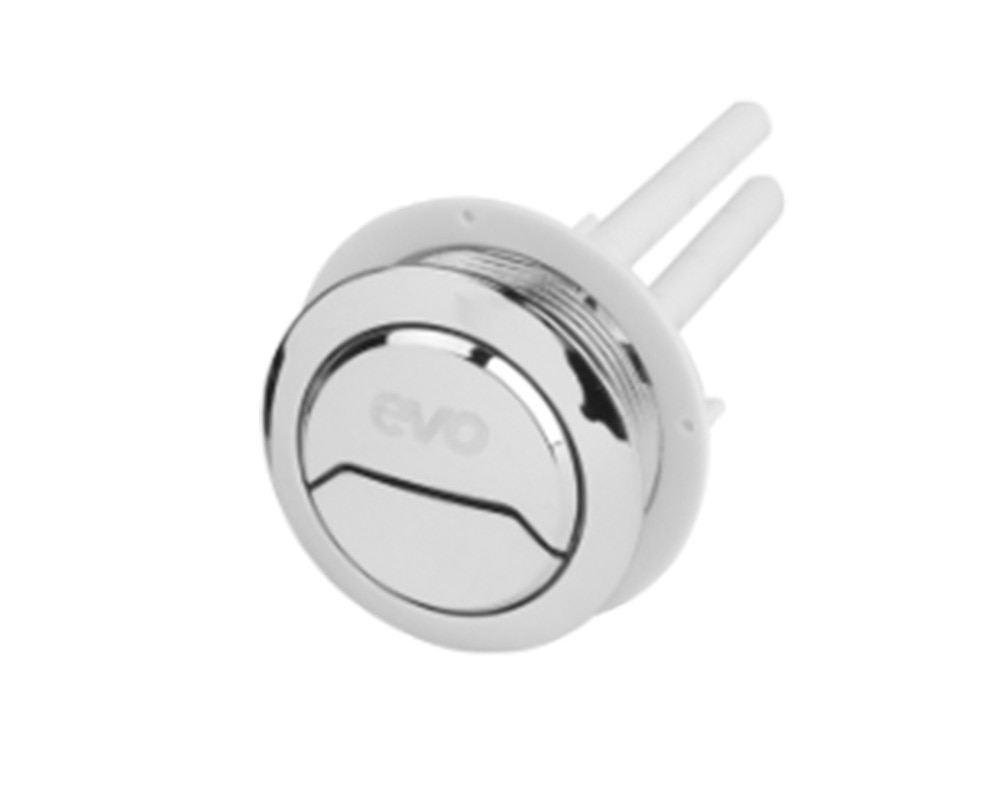 Buton cromat vas WC, actionare mecanica