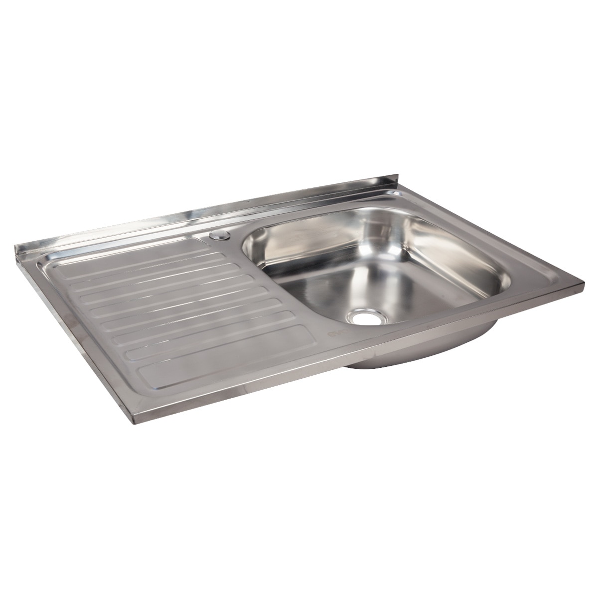 Chiuveta bucatarie otel, inox, 80 x 50 cm, stanga