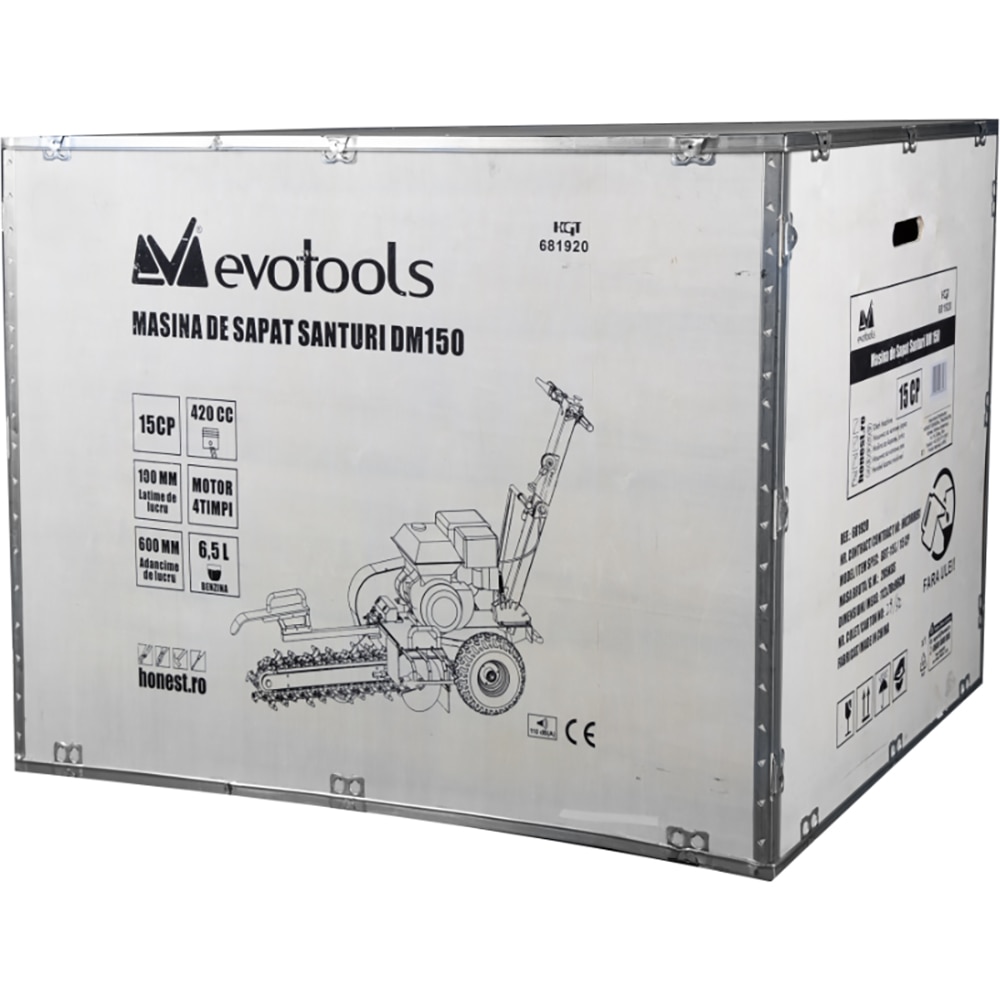 Masina de sapat santuri Evotools DM150, 4 timpi, 15CP, 420CC