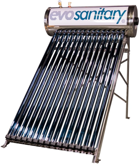 Panou solar presurizat, volum rezervor 124L, 15 tuburi  Evosanitary 