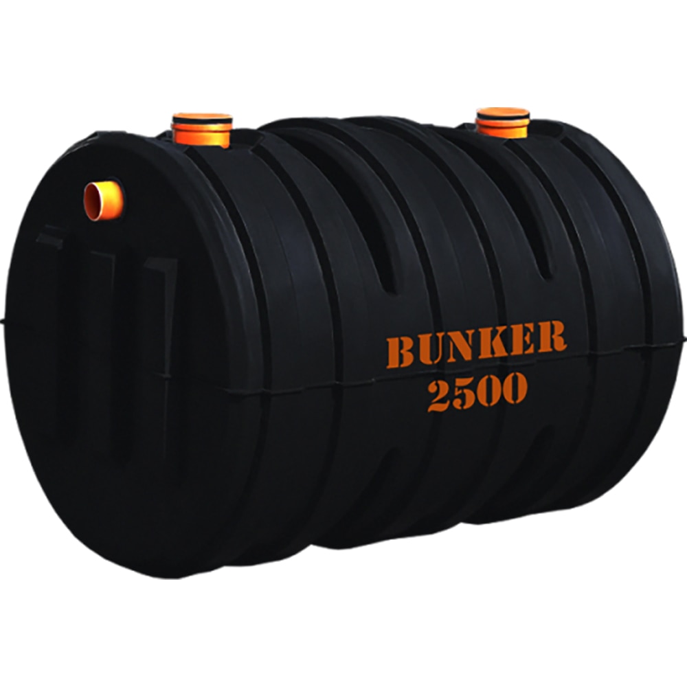 Fosa septica ECO-TAD, tricamerala, 2500L, negru