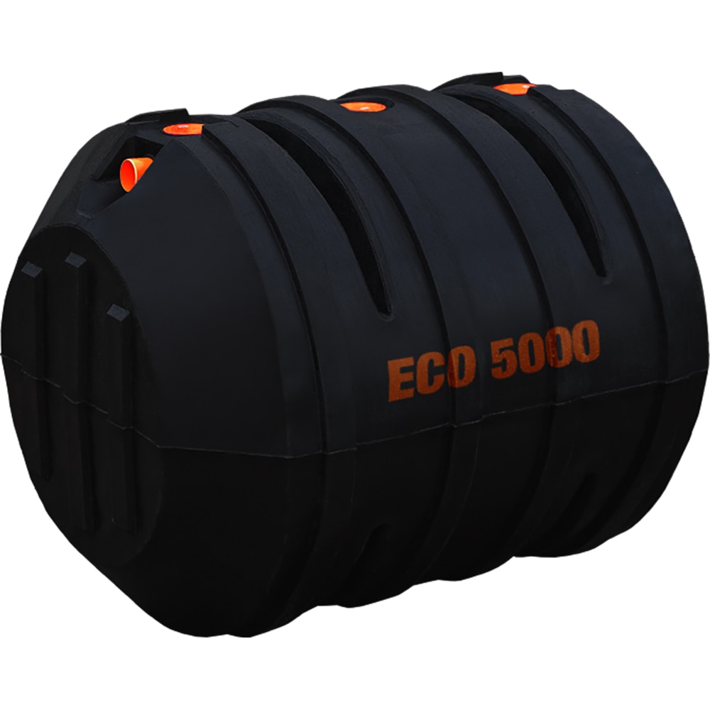 Fosa septica ECO-TAD, tricamerala, 5000L, negru