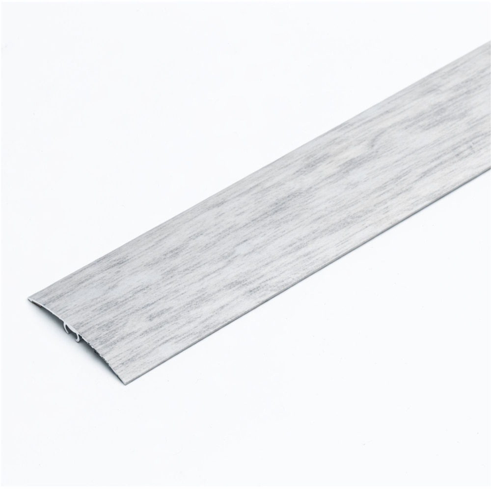Prag trecere gresie Wood Class, 4.1 x 90 cm, aluminiu, stejar alb