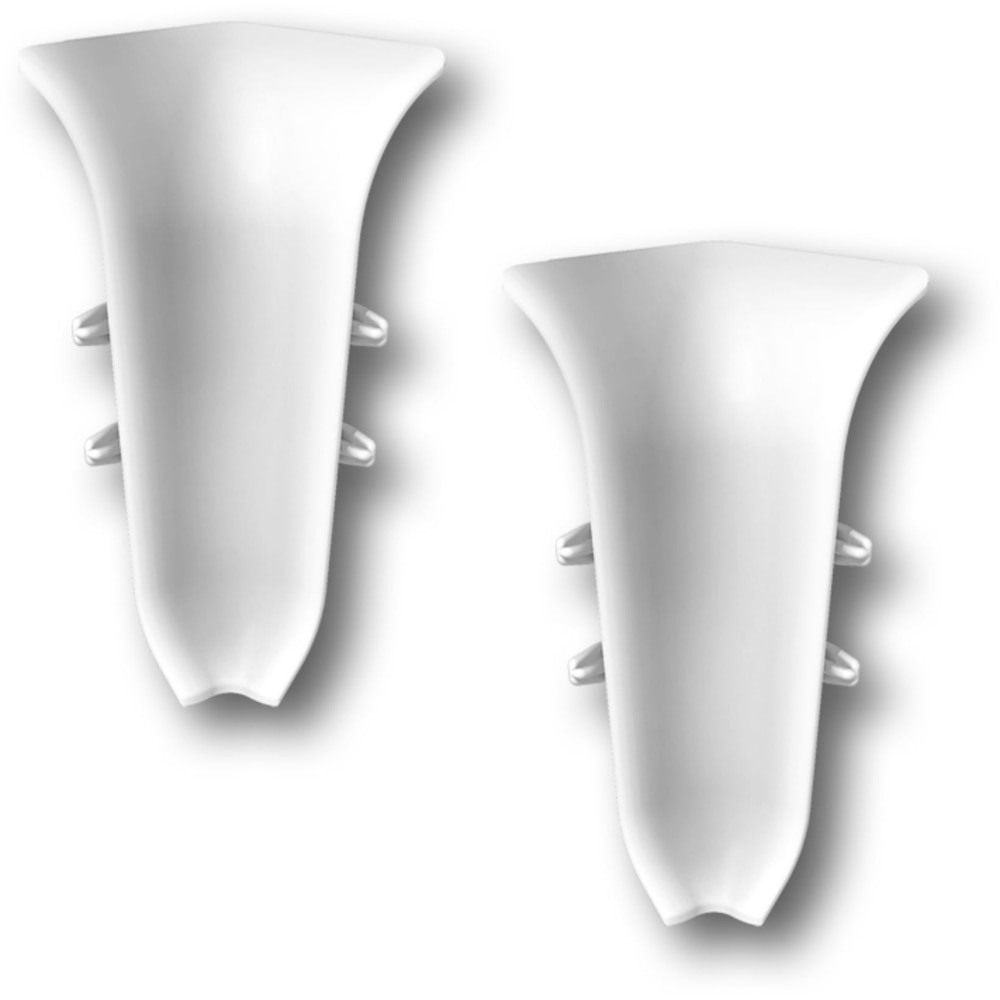 Coltar interior KN59, PVC, 5.9 x 2 cm, 2 bucati, alb