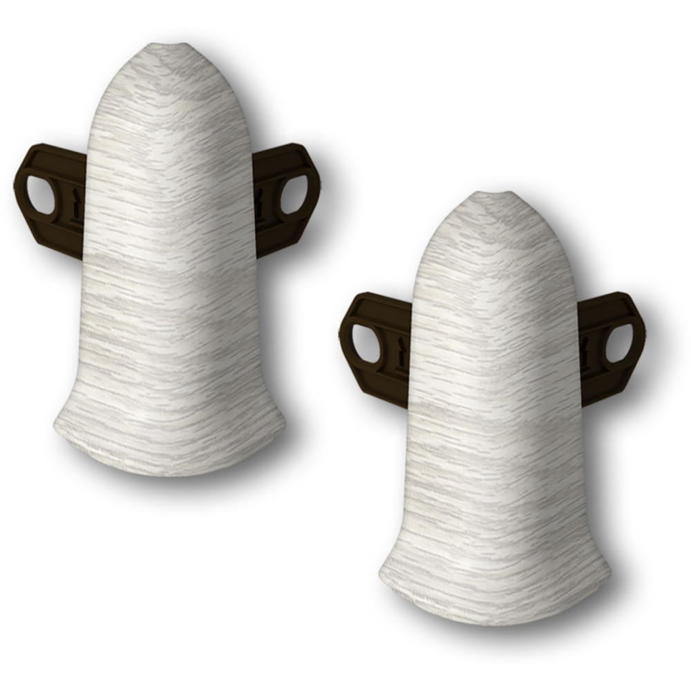 Coltar exterior KN59, PVC, 5.9 x 2 cm, 2 bucati, stejar iceberg