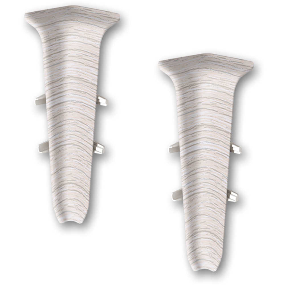 Coltar interior D85, PVC, 8.5 x 2 cm, 2 bucati, frasin gri