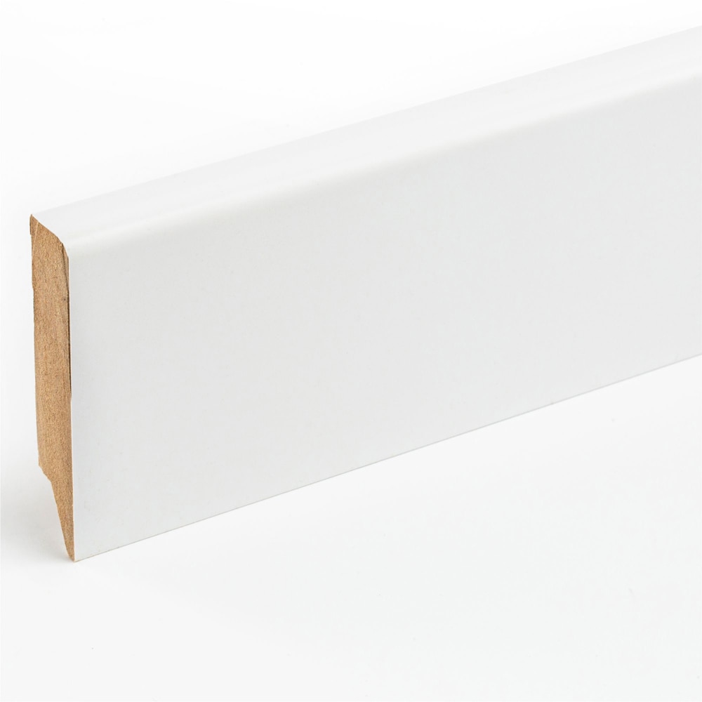 Plinta HA60-001, MDF, 206 x 6 x 1.6 cm, alb