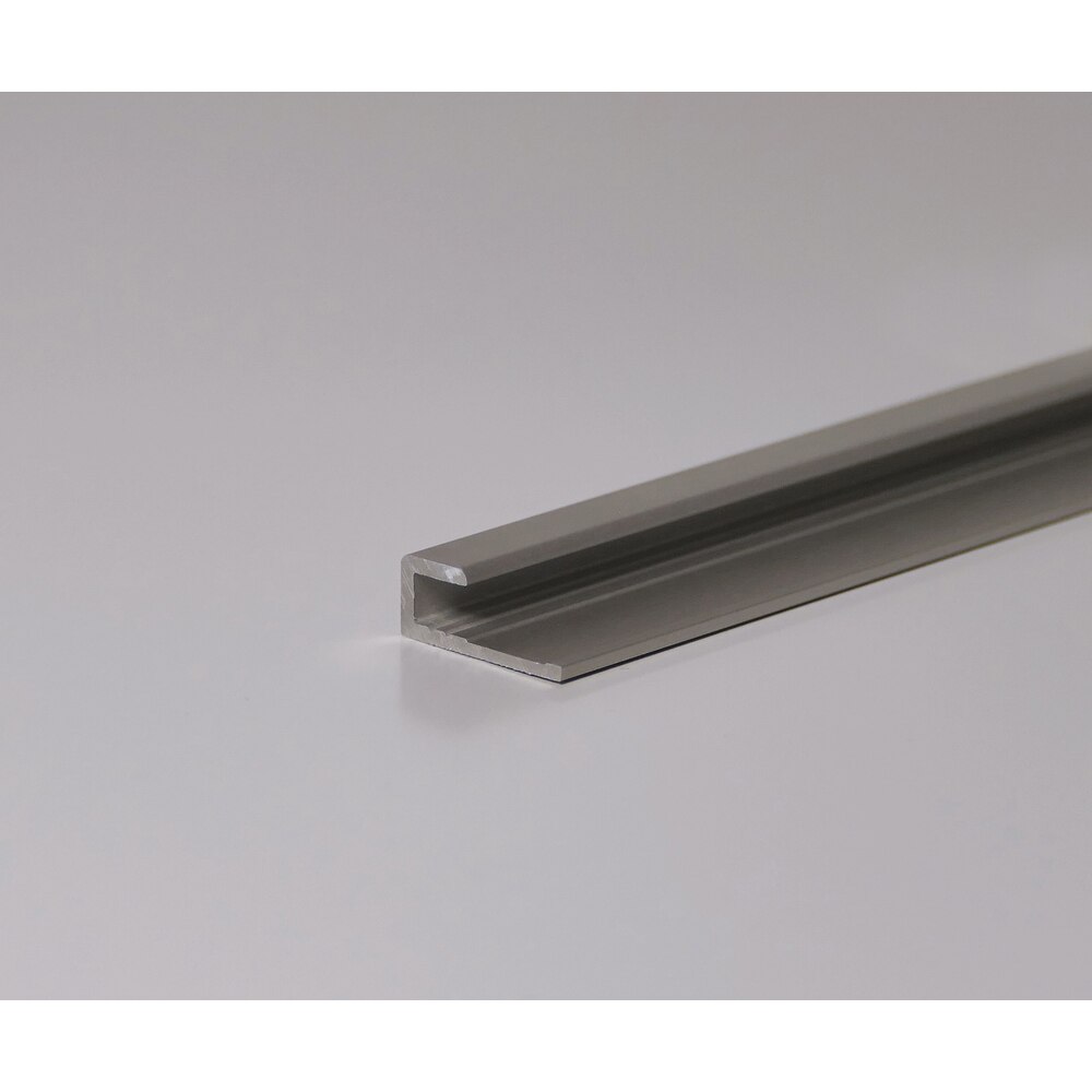 Profil inchidere Wood Class WP3432-02, 270 x 2 cm, 7 mm, aluminiu, argintiu