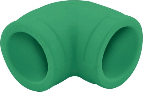 Cot PPR, 90 de grade, 25 mm, verde