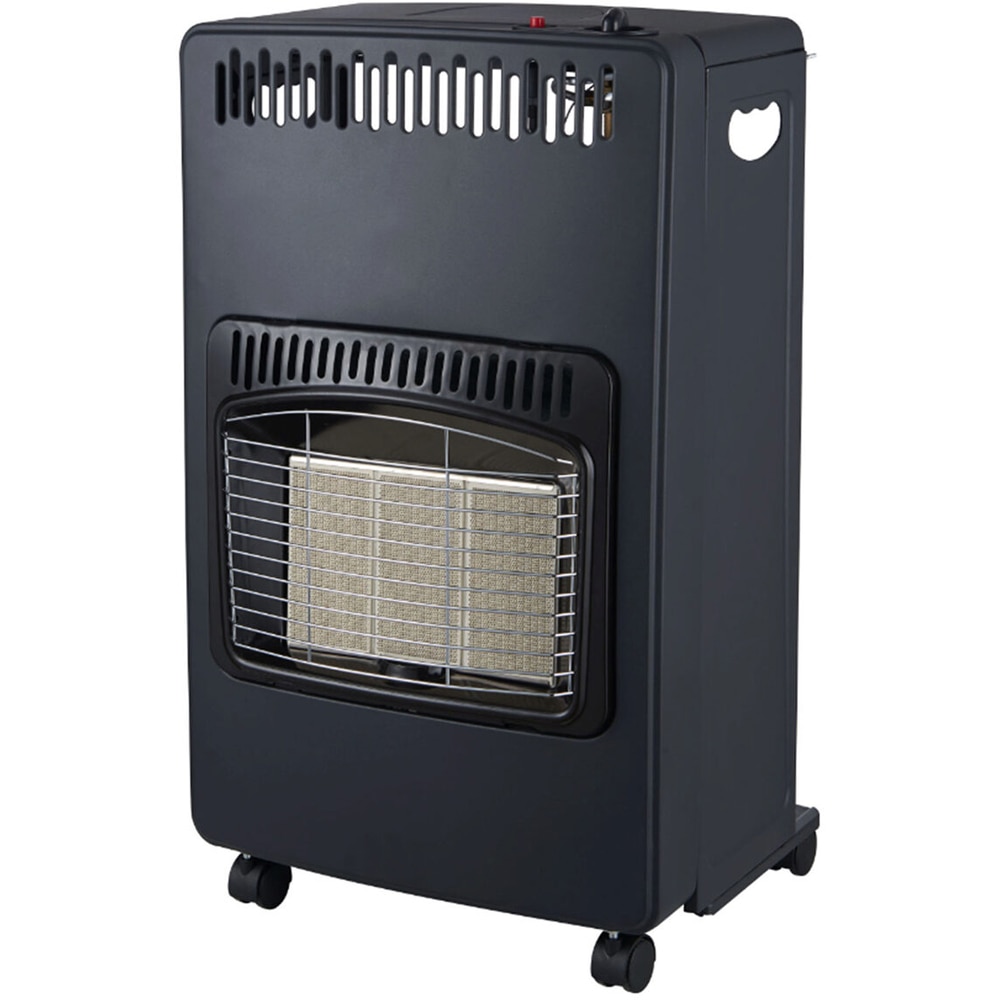 Soba mobila pe gaz GPL pliabila Reecomer ST-G-F, 4kW, 42 x 36 x 73 cm, negru