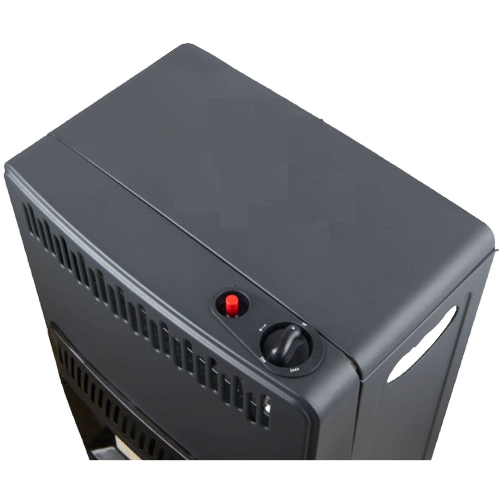 Soba mobila pe gaz GPL pliabila Reecomer ST-G-F, 4kW, 42 x 36 x 73 cm, negru