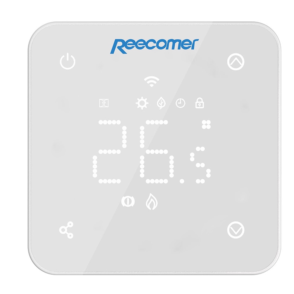 Termostat programabil REECOMER SMUF, alb