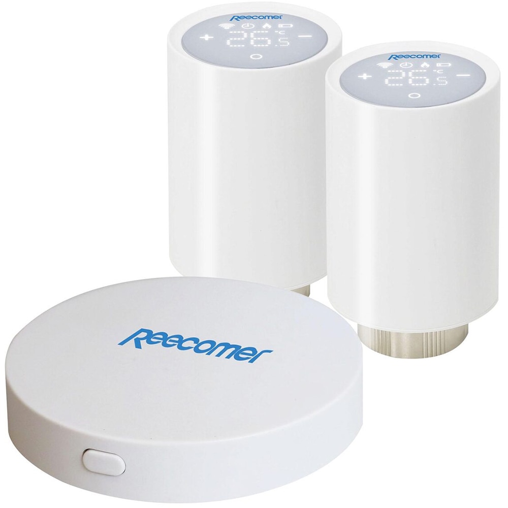 Gateway Hub + 2x Cap termostatic smart Reecomer SM-HUB-TRAT, alb