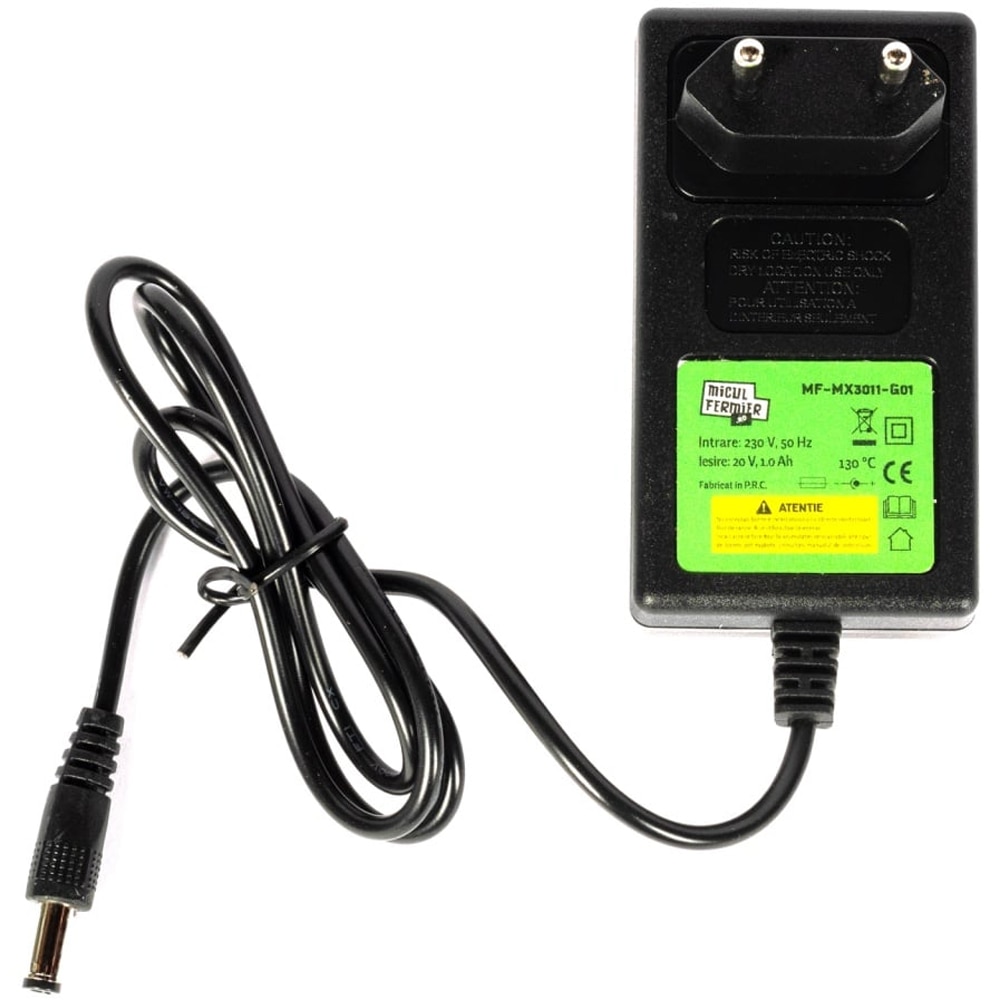Incarcator acumulator Li-Ion Micul Fermier MF-MX3011-G01, 20V, 1.0Ah