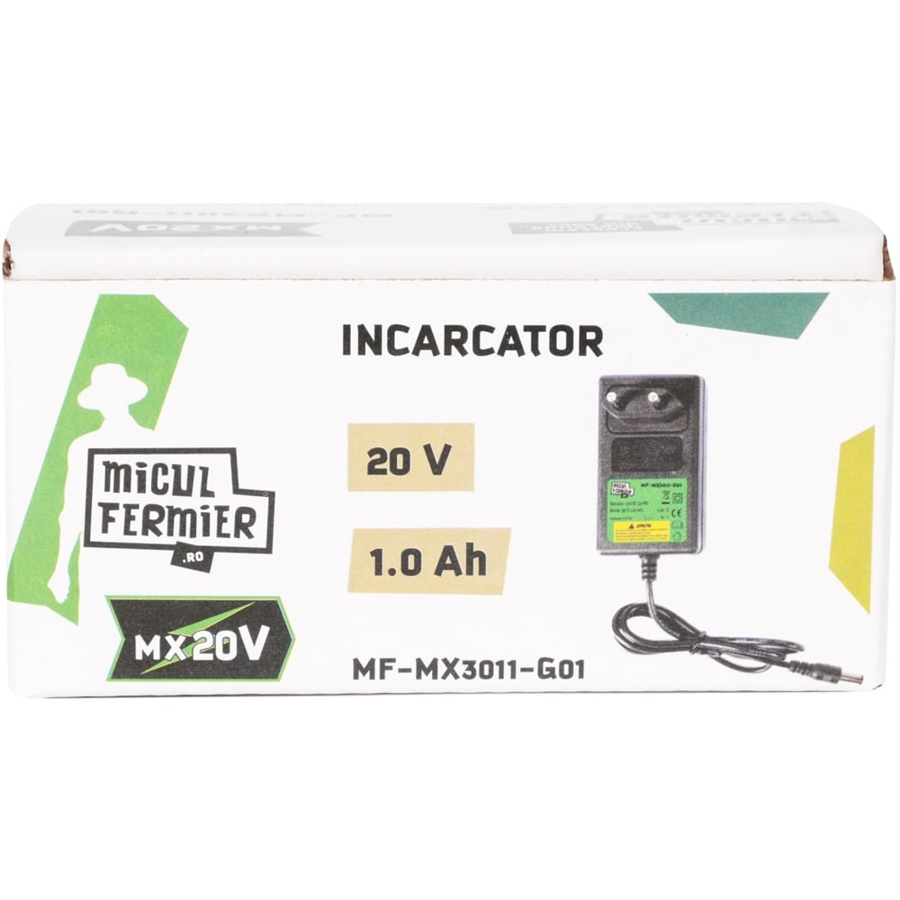 Incarcator acumulator Li-Ion Micul Fermier MF-MX3011-G01, 20V, 1.0Ah