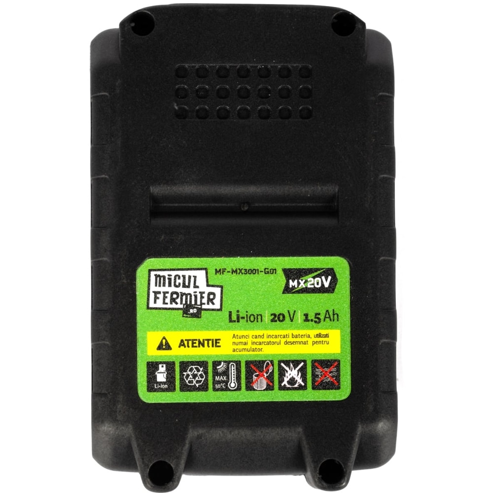 Acumulator Micul Fermier MF-MX3001-G01, Li-Ion, 20V, 1.5Ah