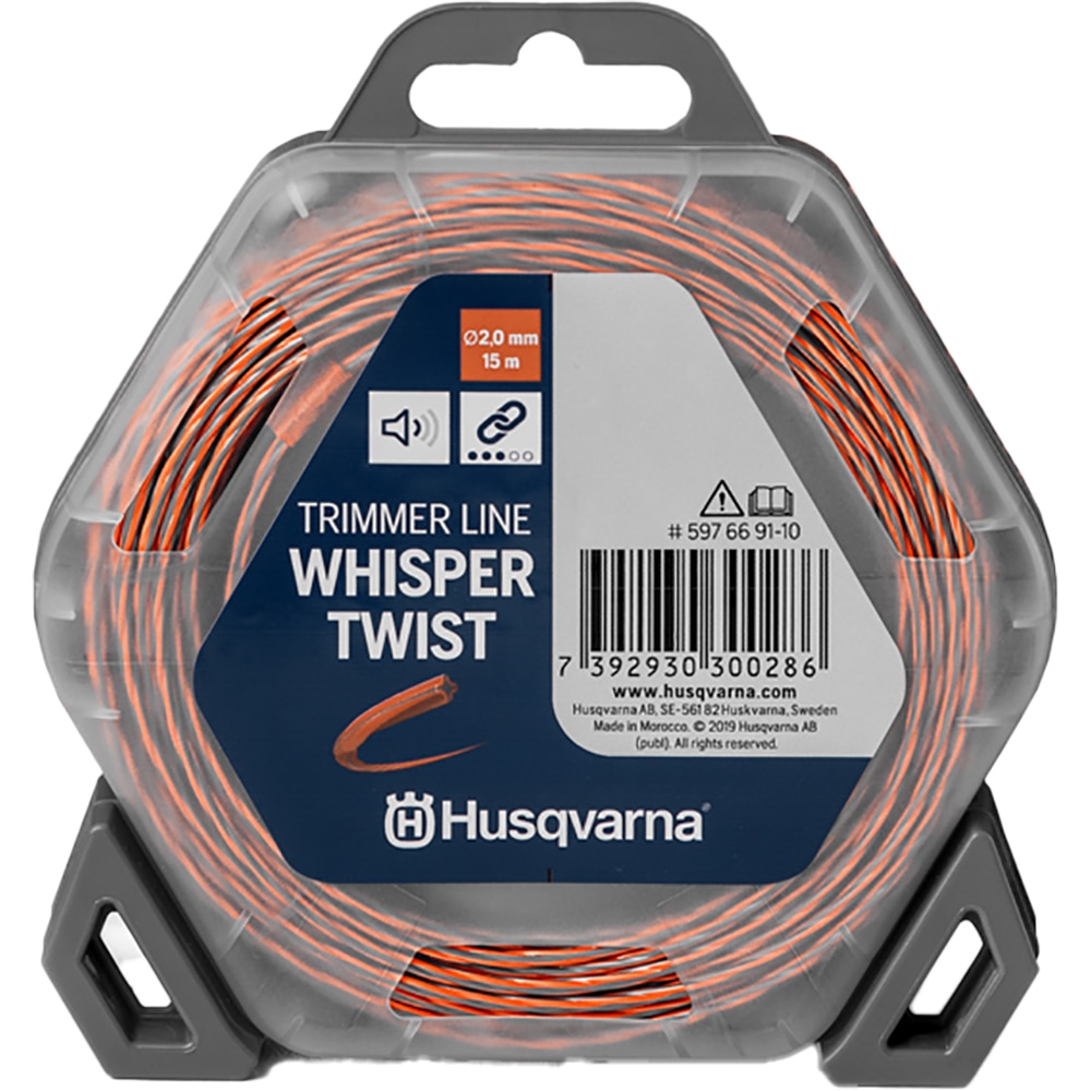 Fir pentru motocoasa HUSQVARNA Whisper Twist, 2.7 mm x 10 m, gri