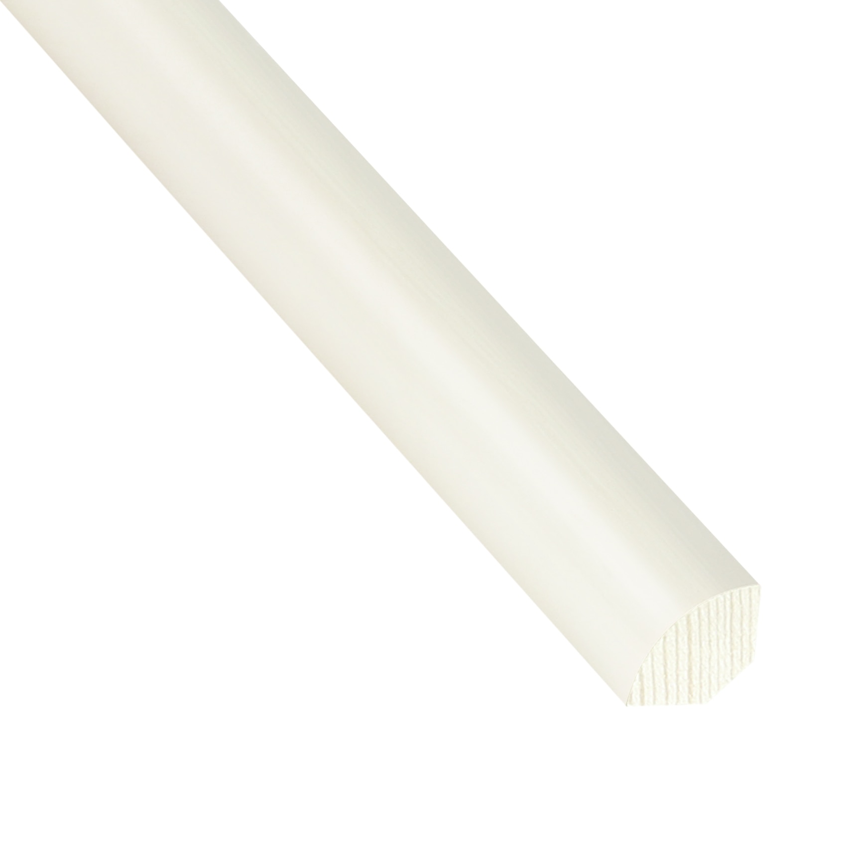 Coltar inferior din lemn, 13 x 13 mm, 2.4 m, pin, alb