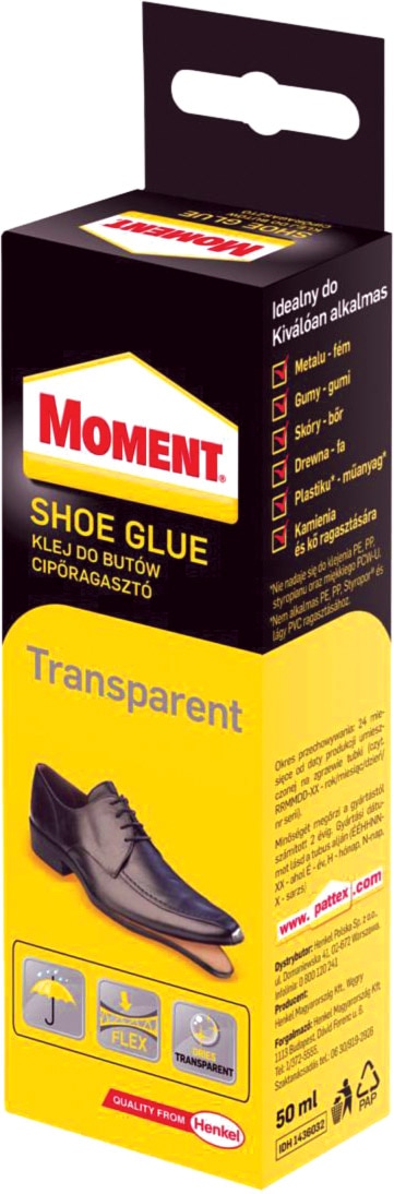 Adeziv pentru incaltaminte, transparent, 50 ml Moment Shoe Glue