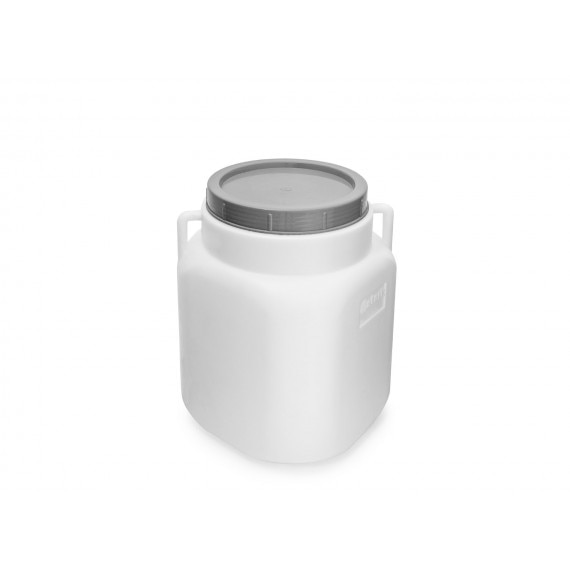 Bidon, plastic, 20 l, alb