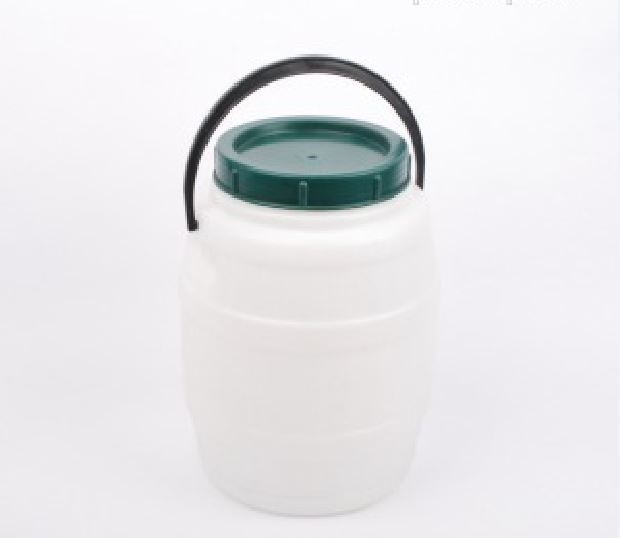 Bidon cu toarta, plastic,12 l, alb