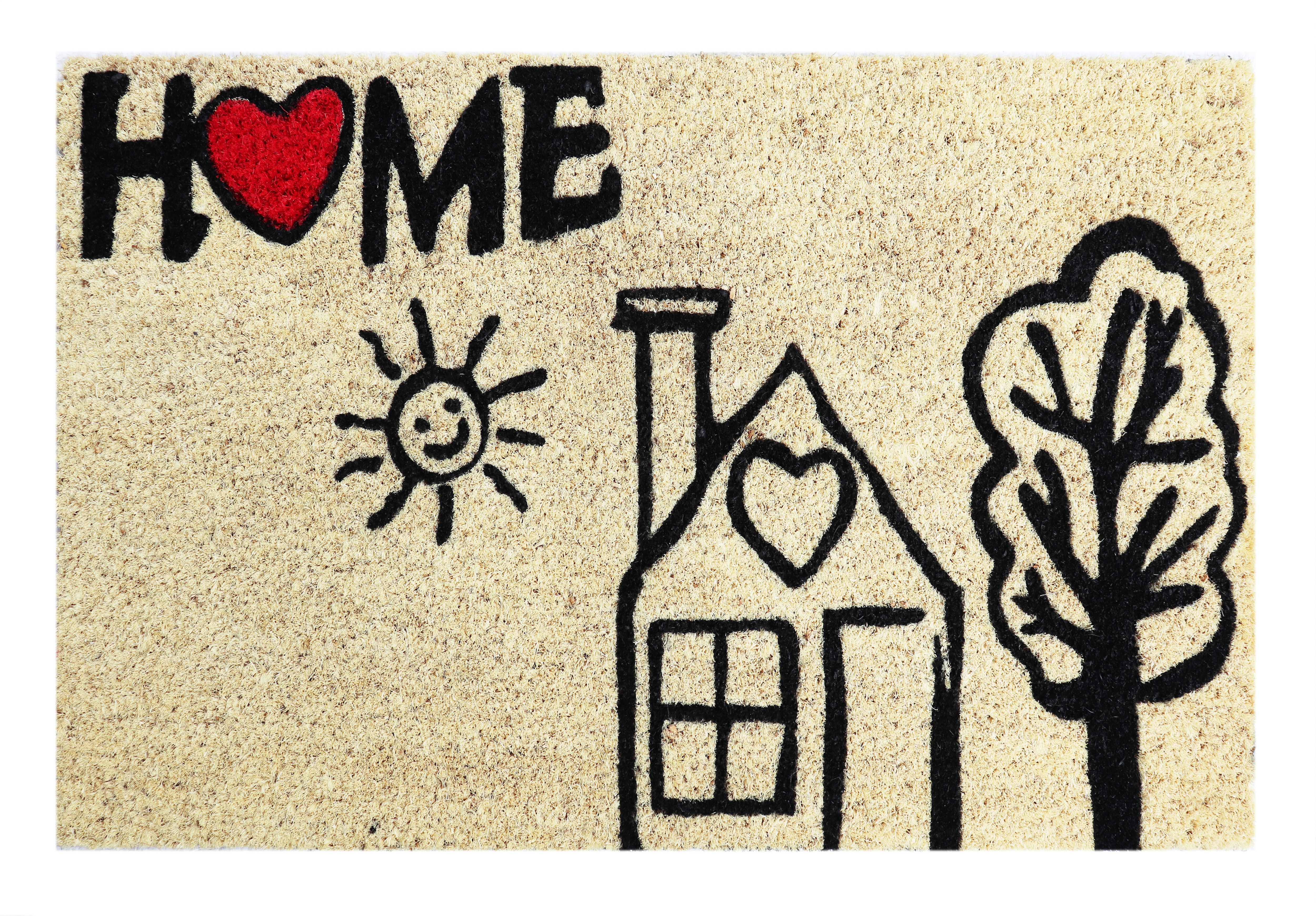 Covoras intrare UNIC SPOT, 40 x 60 cm, cocos, maro