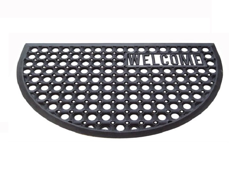 Covoras intrare UNIC SPOT, 45 x 75 cm, cauciuc, negru