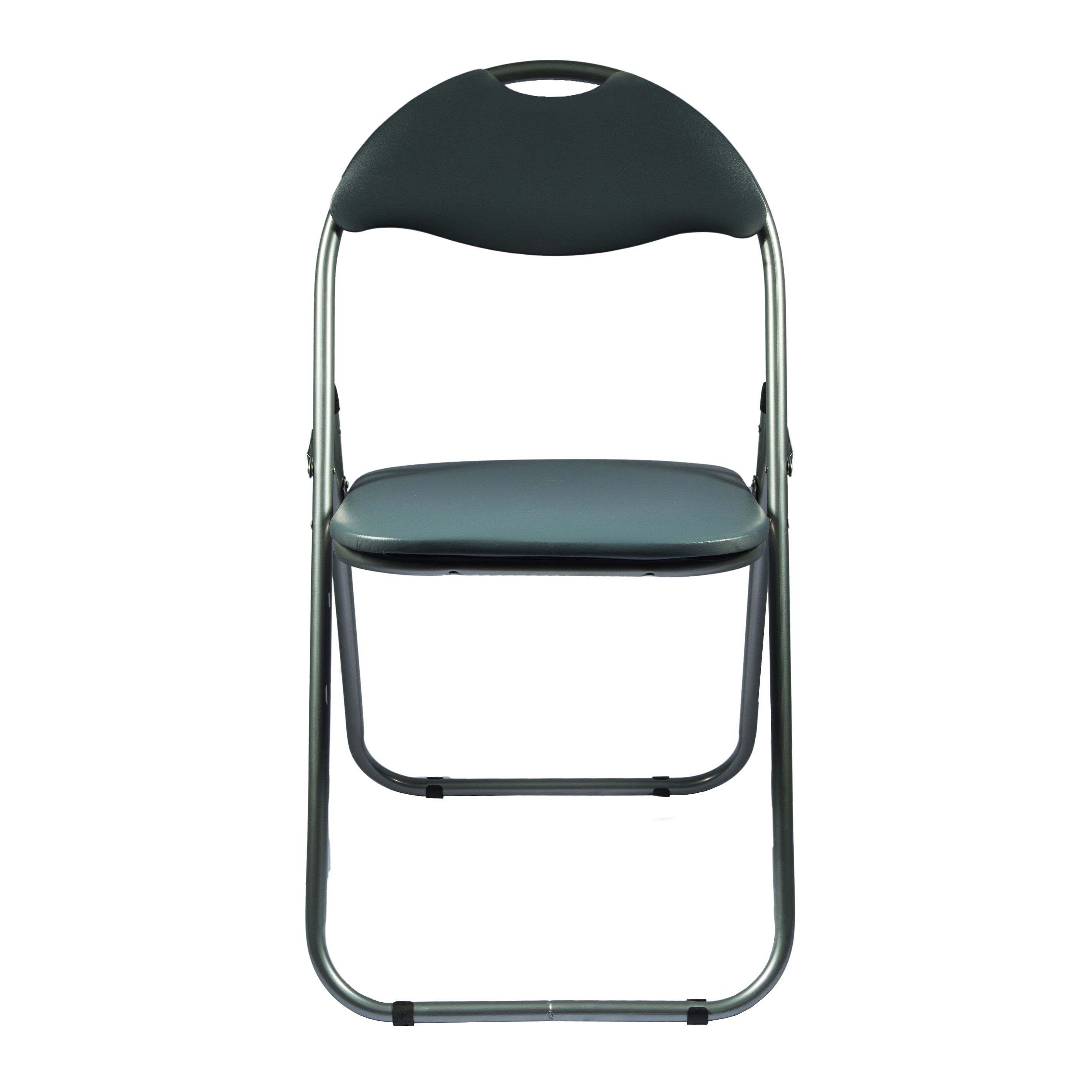 Scaun pliant, gri, metal, 79 x 43 x 38.5 cm  Cordoba