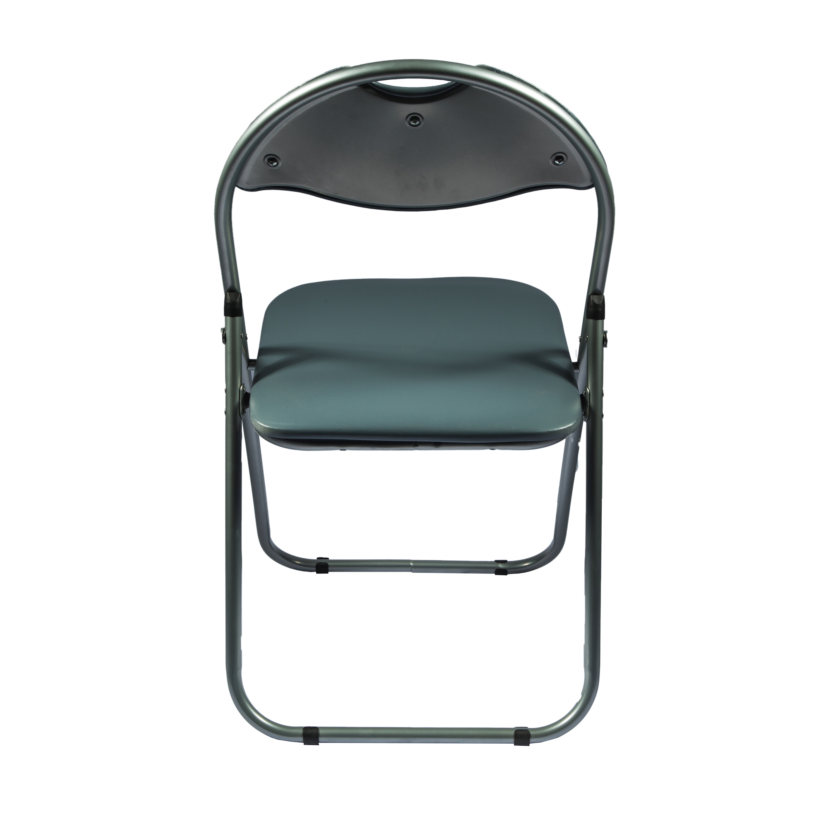 Scaun pliant, gri, metal, 79 x 43 x 38.5 cm  Cordoba