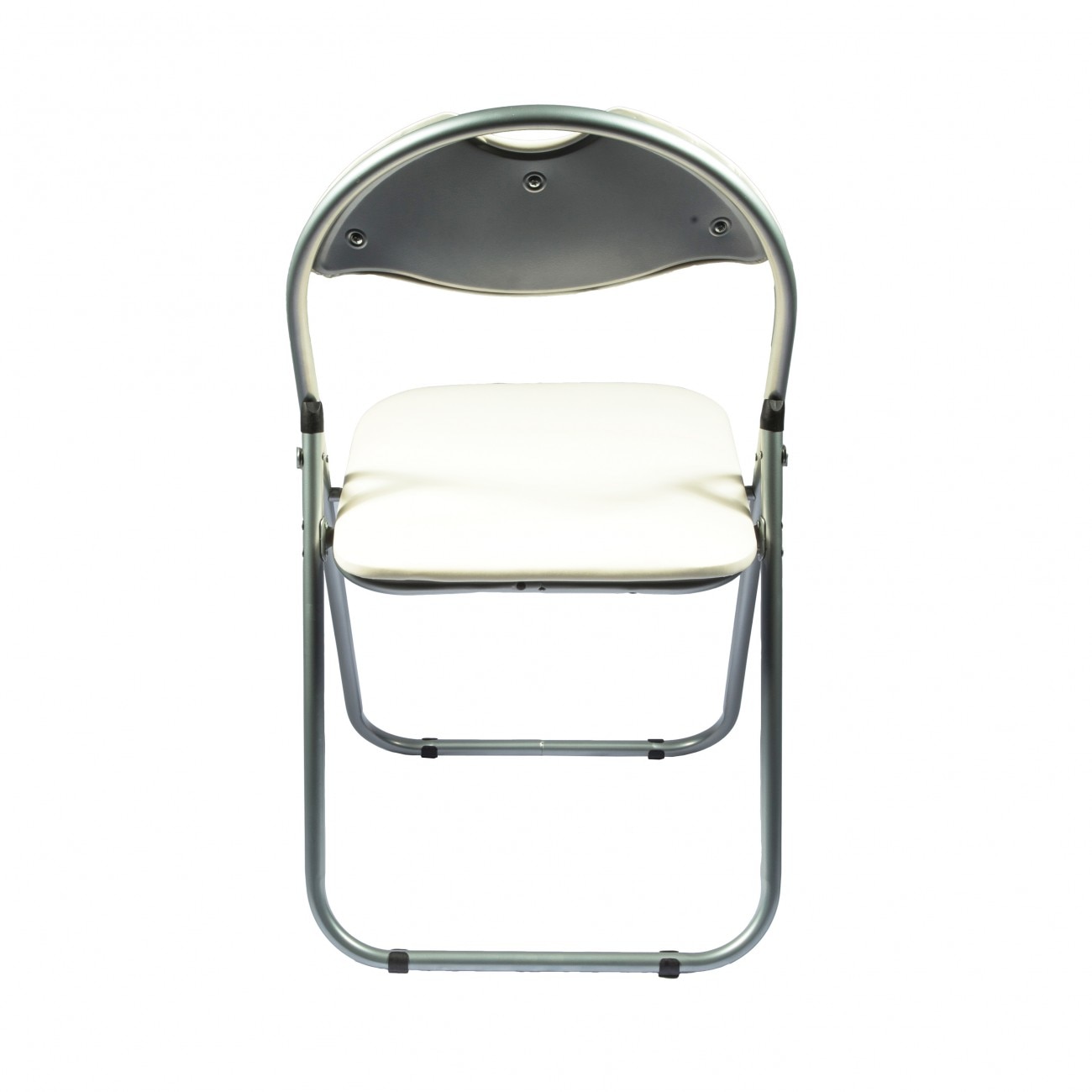 Scaun pliant, bej, metal  Cordoba