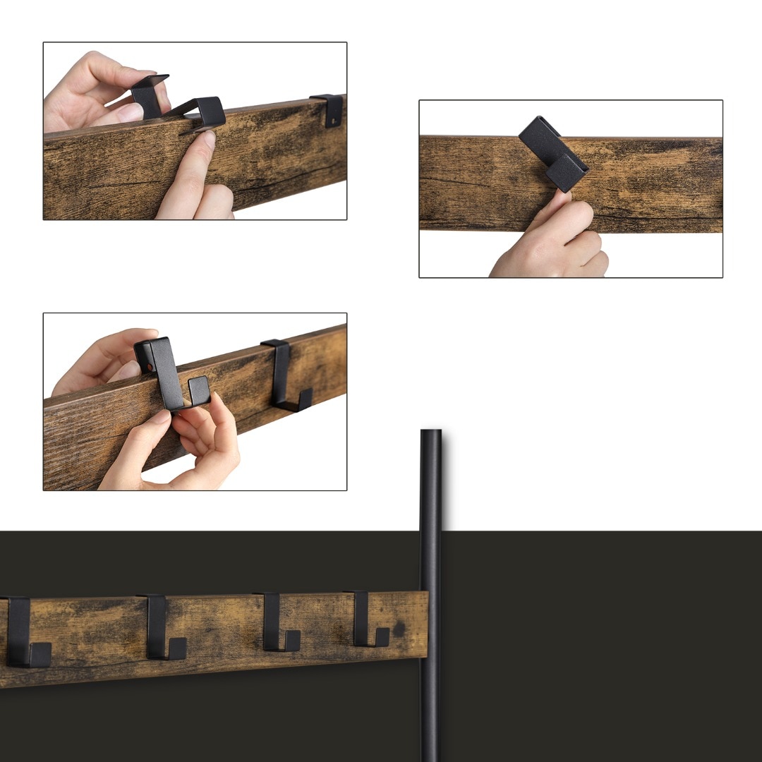 Cuier si suport pantofi design industrial Blues