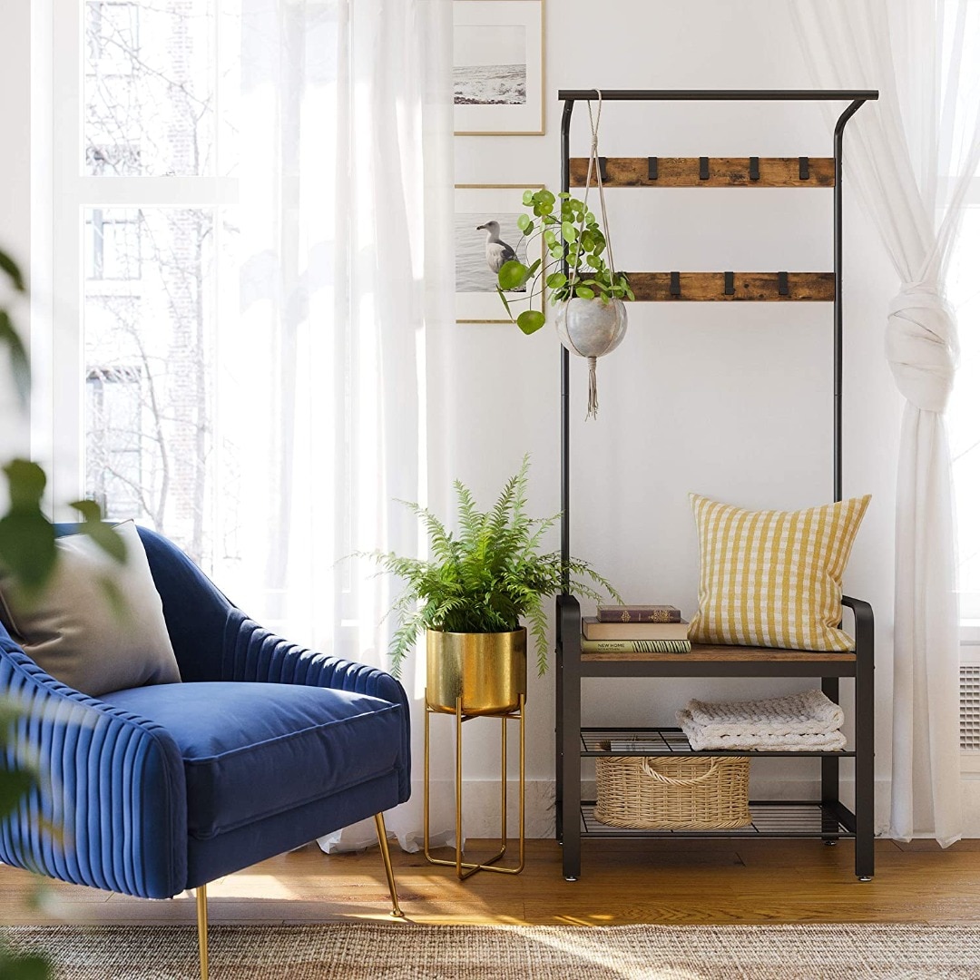 Cuier si suport pantofi design industrial Blues