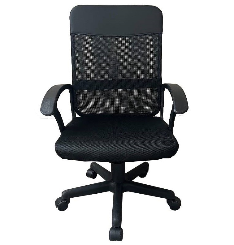 Scaun de birou, negru, Bodo, 56 x 55 x 92.5-104.5 cm