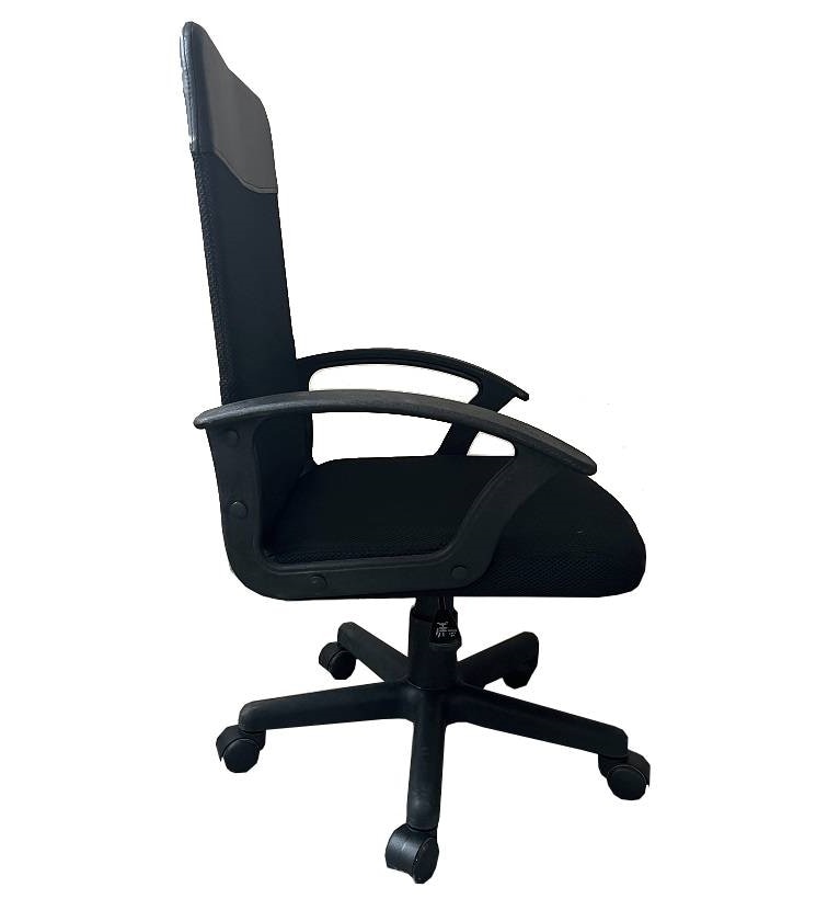 Scaun de birou, negru, Bodo, 56 x 55 x 92.5-104.5 cm