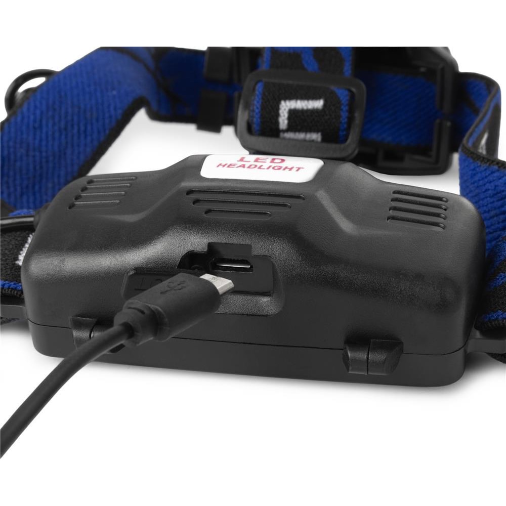 Lanterna LED frontala ENTAC EHL-ZOOM-5W-ALU, 600LM, IP44, negru