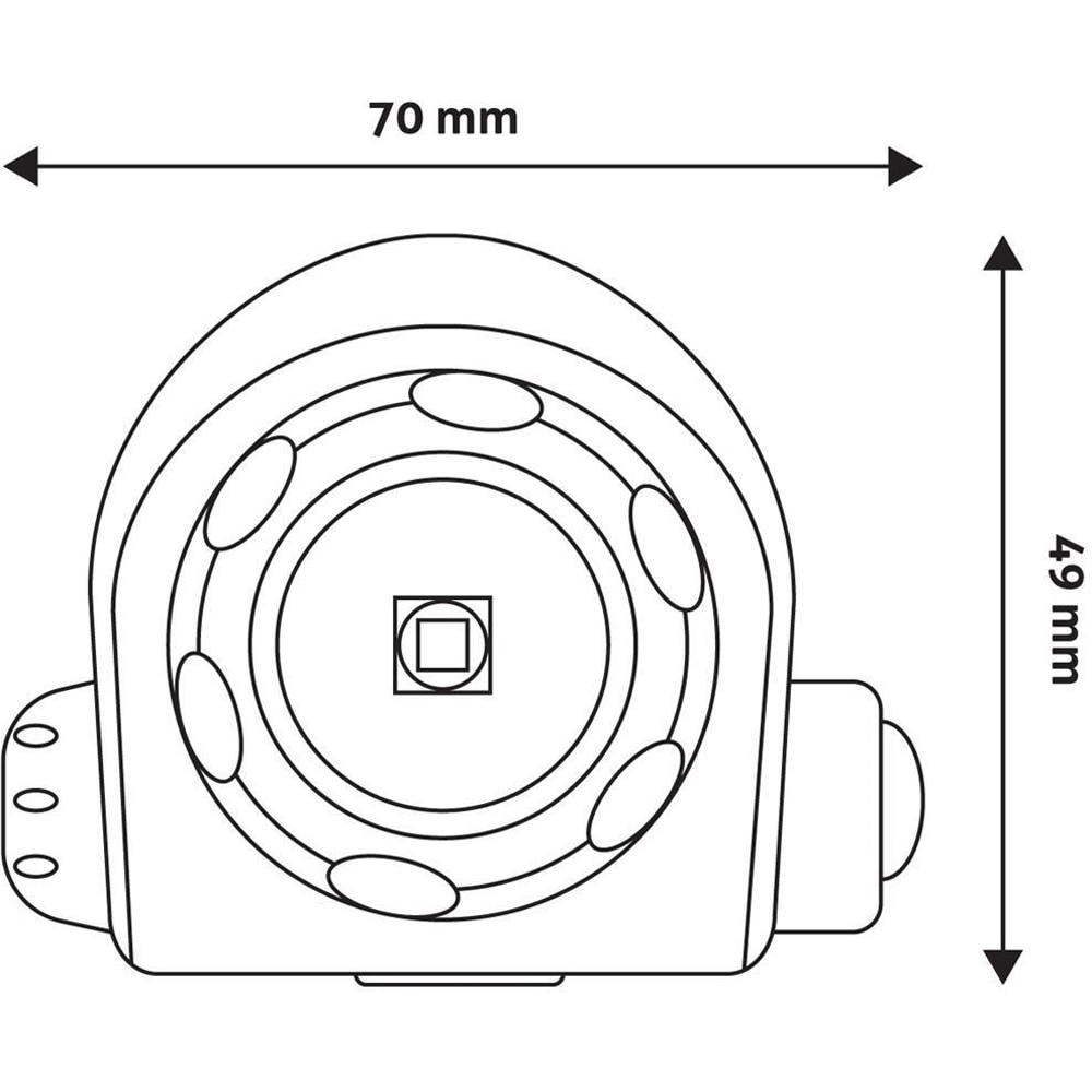 Lanterna LED frontala ENTAC EHL-ZOOM-5W-ALU, 600LM, IP44, negru