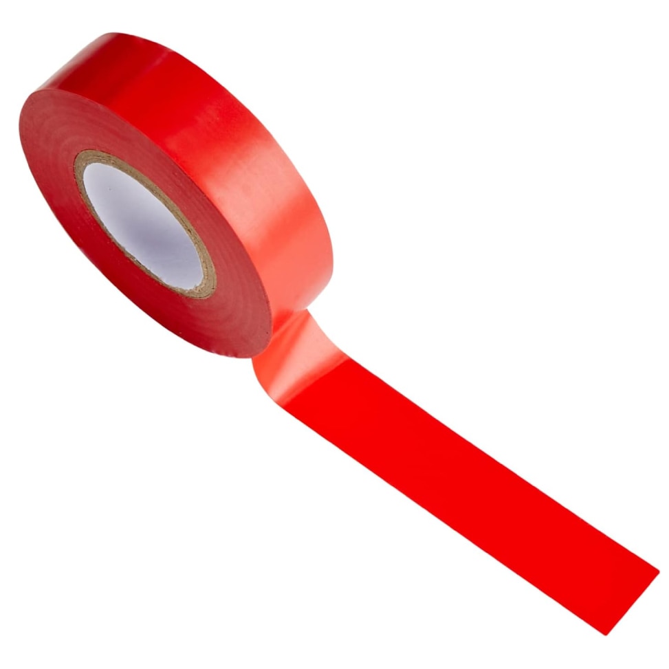 Banda izolatoare, 19 mm x 20 m, rosu