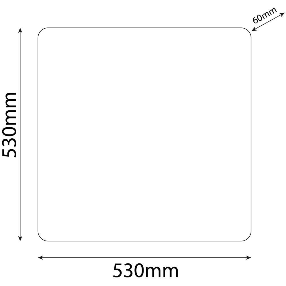 Plafoniera cu telecomanda AVIDE Roma CCT, 48W, LED, alb