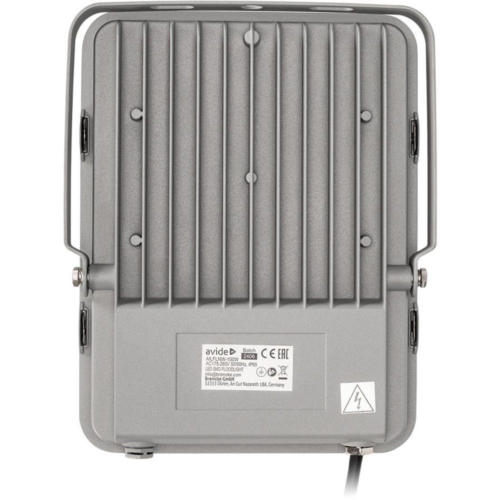 Lampa de lucru AVIDE AILFLNW-100W, 100W, 16000lm, argintiu