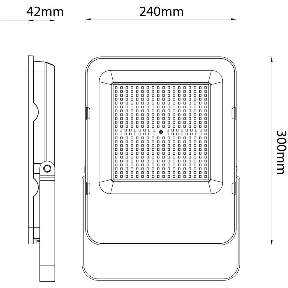 Lampa de lucru AVIDE AILFLNW-150W, 150W, 24000lm, argintiu