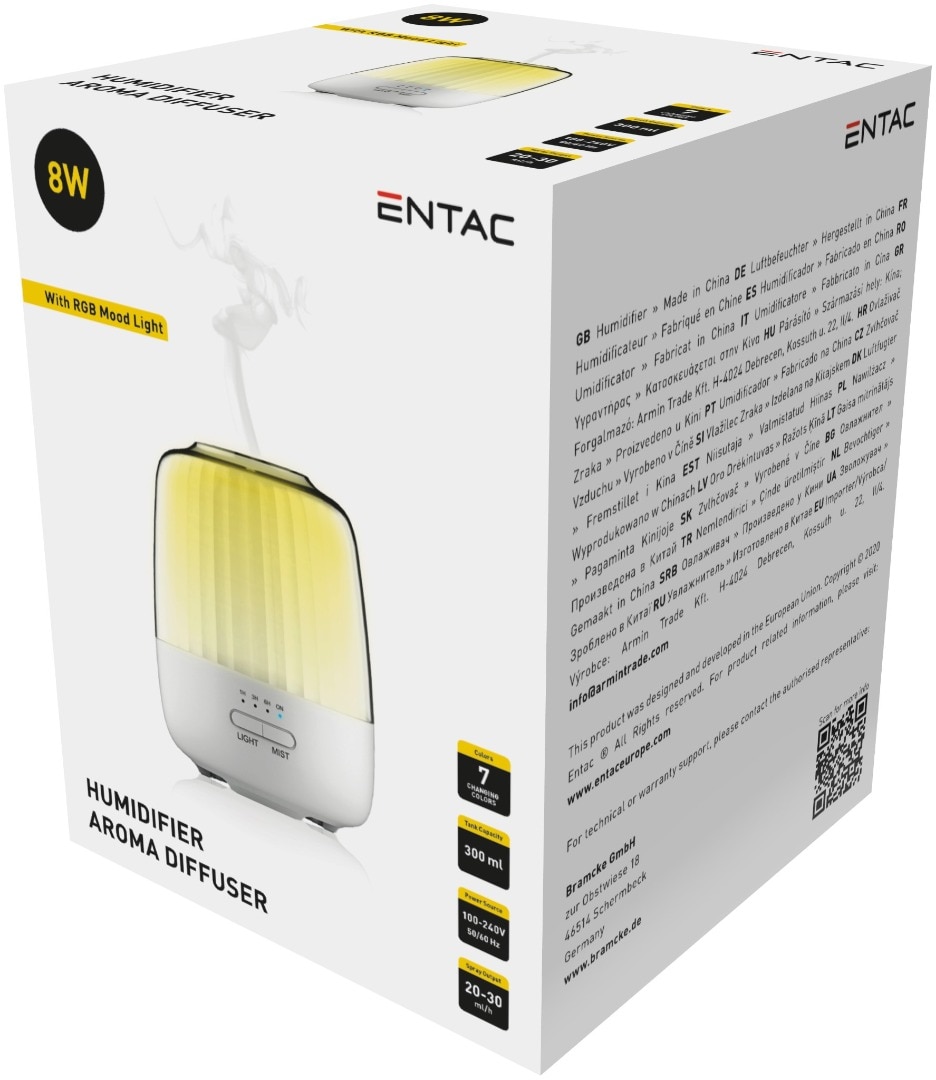 Umidificator aromaterapie, 8 W, 300 ml