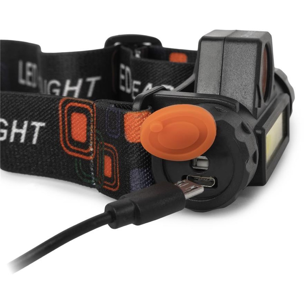 Lanterna LED frontala ENTAC EHL-3W-180R, 120LM, IP65, negru