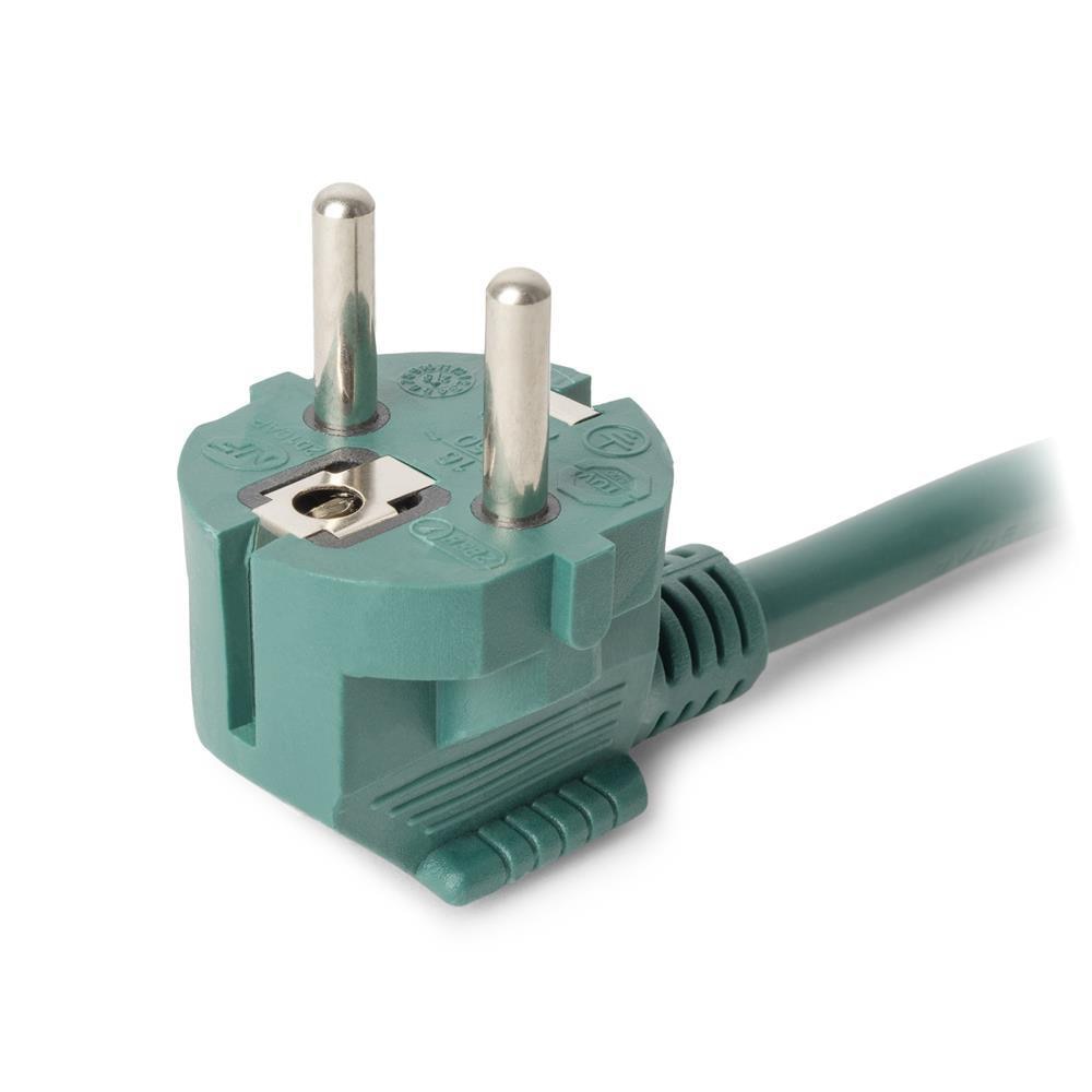 Prelungitor ENTAC ESE1.5G3-3-SW-G, 3 prize Shucko, 3m, intrerupator, verde