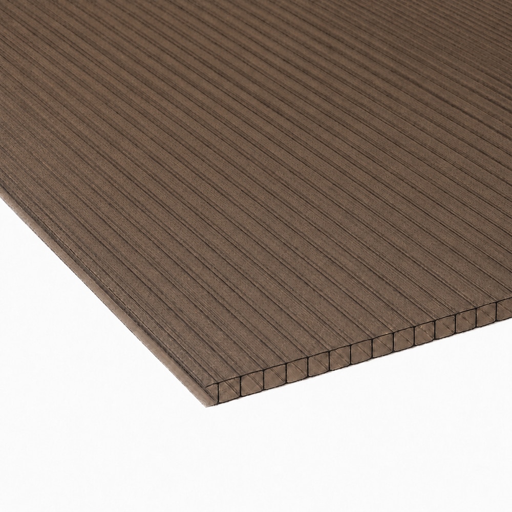 Policarbonat celular Carboplak, 6 x 2.1 m, 6 mm, bronz hammer glass