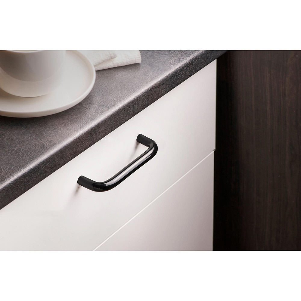 Maner E419, ABS, 10.5 x 1 x 2.7 cm, negru lucios